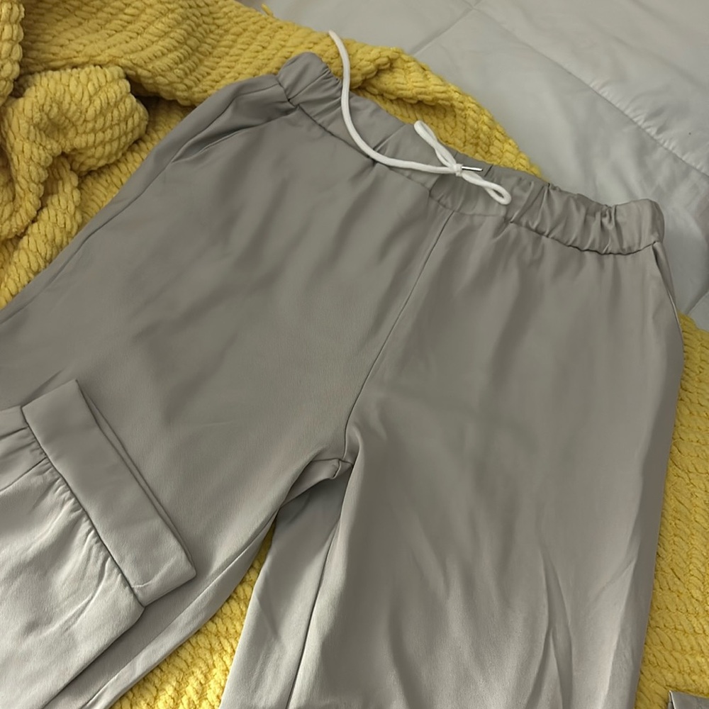 Jogger pants dressy with jacket